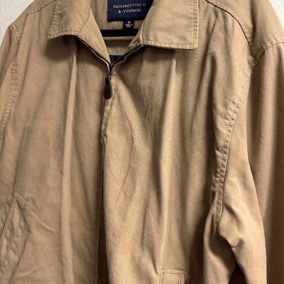 Roundtree & York Brown Men's Khaki Cotton Jacket, Size: M, EUC - Picture 3 of 8